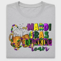 Mardi Gras Drinking Team DTF Transfer