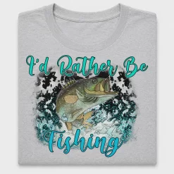 I'd Rather Be Fishing DTF Transfer