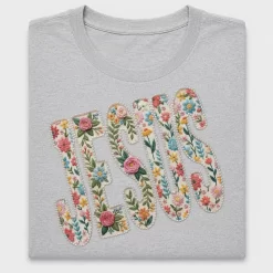 Retro Floral Jesus DTF Transfer