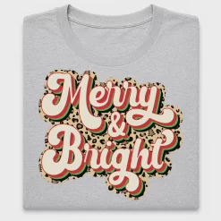 Retro Merry and Bright DTF Transfer