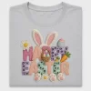 Happy Easter Faux Yarn DTF Transfer