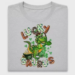 Lucky Saurus St Patrick's Day DTF Transfer