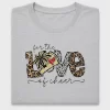 Love Cheer Leopard DTF Transfer