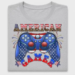American Gamer Fourth of July DTF Transfer
