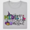 Medical Assistant Halloween DTF Transfer for Scrubs