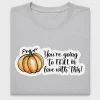 Fall in Love Pumpkin DTF Transfer