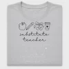 Substitute Teacher DTF Transfer Design