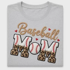 Baseball Mom Leopard DTF Transfer