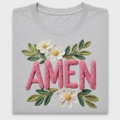 Floral Amen DTF Transfer