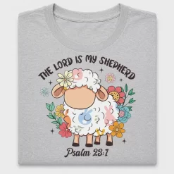 The Lord Is My Shepherd Floral DTF Transfer