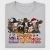 Happy Hallothanksmas Cows DTF Transfer