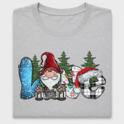 Love Christmas Gnome DTF Transfer