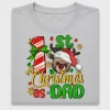 First Christmas as Dad DTF Transfer