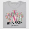 He Is Risen Easter Cross DTF Transfer