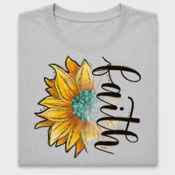 Faith Sunflower DTF Transfer