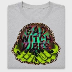 Bad Witch Vibes Leopard DTF Transfer
