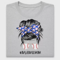Baseball Mom Bun DTF Transfer
