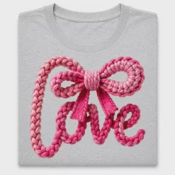 Pink Rope Bow DTF Transfer