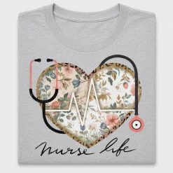 Nurse Life Stethoscope DTF Transfer