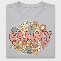Retro Gammy Floral DTF Transfer