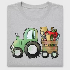 Back to School Tractor DTF Transfer