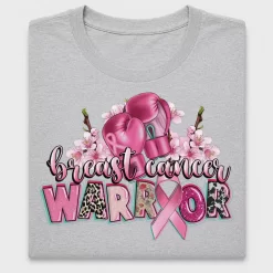 Breast Cancer Warrior Boxing Gloves DTF Transfer