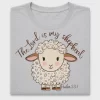 Cute Sheep Lord Is My Shepherd DTF Transfer