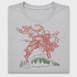 Western Santa Cowboy Horse DTF Transfer