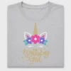 Unicorn Birthday Girl DTF Transfer