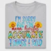 Funny Apology Sarcasm DTF Heat Transfer