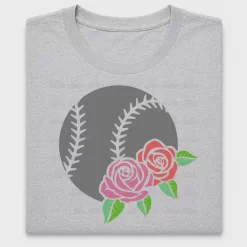 Floral Baseball DTF Transfer