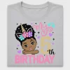 My 5th Birthday Unicorn Girl DTF Transfer