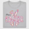 Floral Bunny Happy Easter DTF Transfer