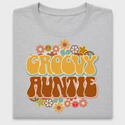 Retro Groovy Auntie DTF Transfer