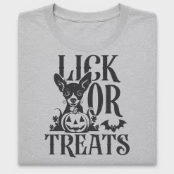 Lick Or Treats Halloween Dog DTF Transfer