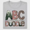 Woodland ABC Doodle DTF Transfer