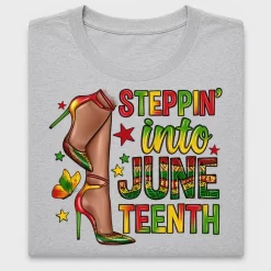 Steppin' Into Juneteenth DTF Transfer