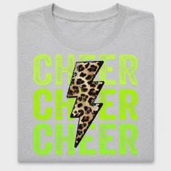 Cheetah Leopard Bolt Cheer DTF Transfer