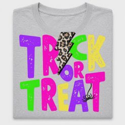 Trick or Treat Colorful DTF Transfer