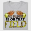 Softball My Heart Is On That Field DTF Transfer