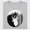 Minimalist Deer Forest DTF Transfer