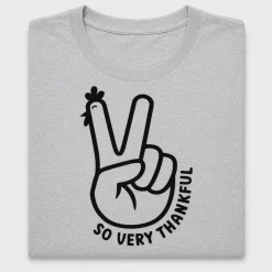 So Very Thankful Peace Hand DTF Transfer
