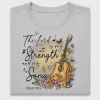 Christian Guitar Floral DTF Transfer