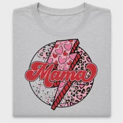 Mama Lightning Bolt Valentine DTF Transfer