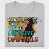 Wanted And Wild Cowgirl DTF Transfer