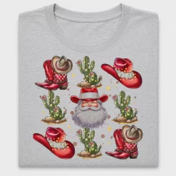 Cowboy Santa Christmas DTF Transfer