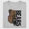 Bear Mascot Faux Glitter DTF Transfer