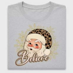 Believe Santa Leopard DTF Transfer
