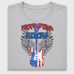 Freedom Rocks Guitar Wings DTF Transfer