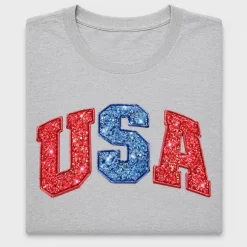 USA Glitter DTF Transfer